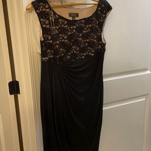 Black sequin dress